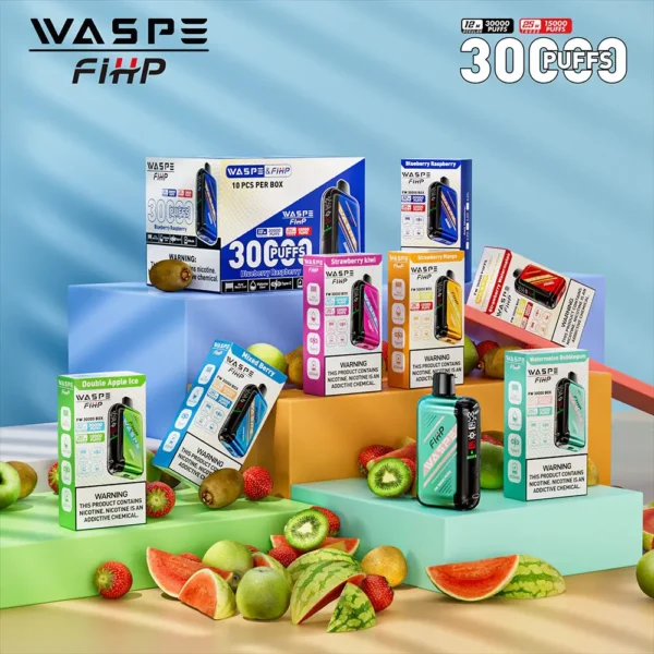 Waspe 30000 30K Puffs Original Edition Dual Mesh LCD Display Disposable Vape