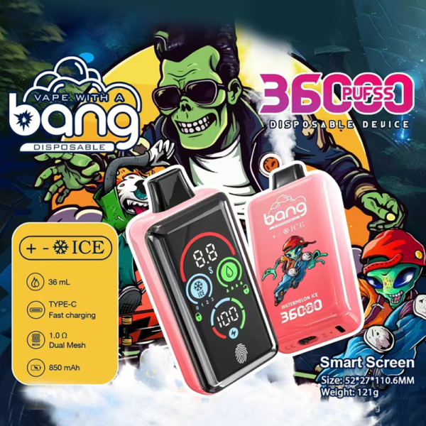 Bang 36000 Ice Level: Cool, Customizable, and Built for 36K Puffs of Pure Enjoyment