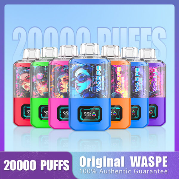 WASPE 20000 PUFFS Dual Mesh Box